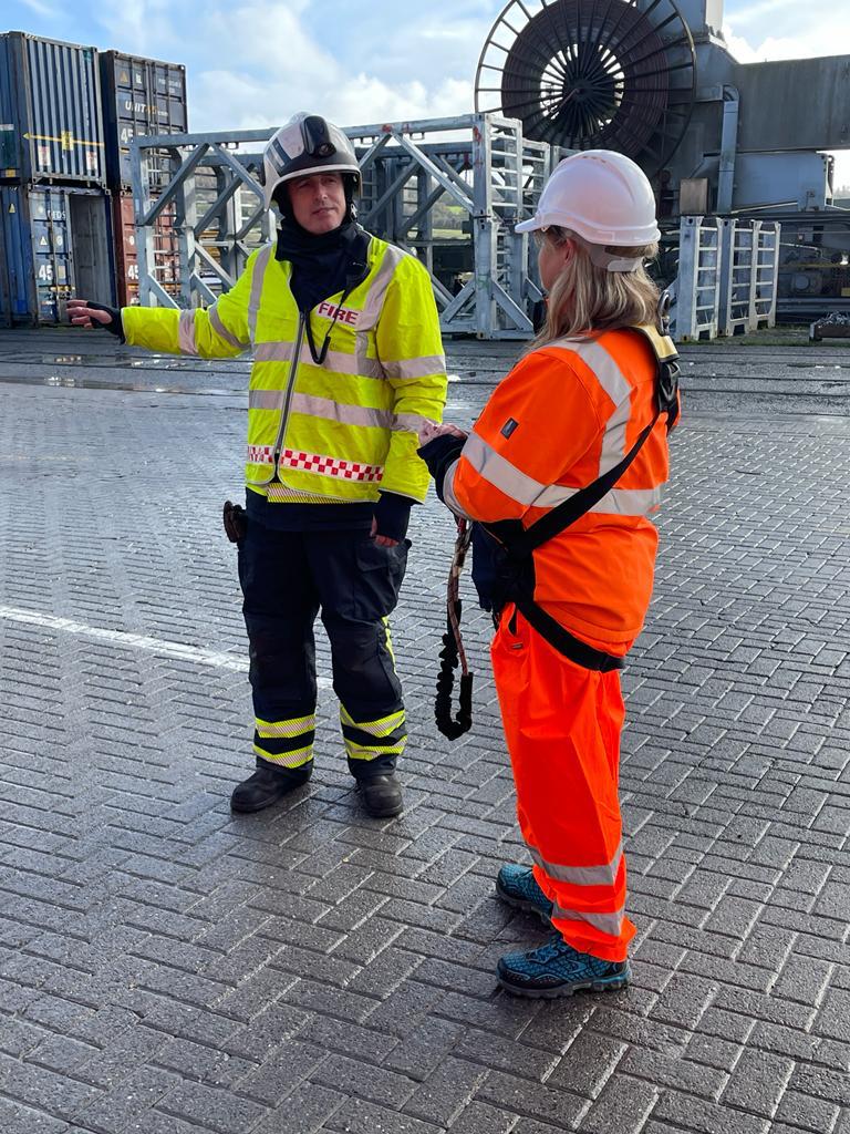 Successful audit of certified Health & Safety Management System Port